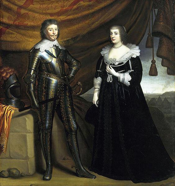 Gerard van Honthorst Prince Frederik Hendrik and his wife Amalia van Solms oil painting image